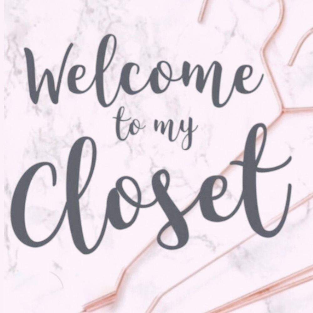 Welcome to my closet!